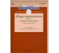 Saint-Saens Camille Allegro Appassionato Op 43 For Cello with CD Intermediate by Carl Fischer