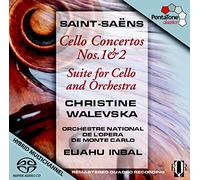 Saint-Saens: Conciertos Para Violonchelo Nº 1 Y 2, ... / Walevska, Orchestre National De L'Opera De Monte Carlo - Inbal
