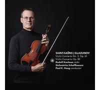 Saint-Saëns, Glazounov : Concertos pour violon. Koelman, Haug.