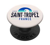Saint-Tropez Francia | Saint Tropez Costa Azul Wave I5X PopSockets PopGrip Adhesivo