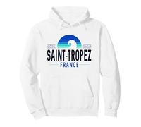 Saint-Tropez Francia | Saint Tropez Costa Azul Wave I5X Sudadera con Capucha