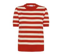 SAINT TROPEZ Jersey 'Mila' beige / rojo XS EUR