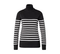 SAINT TROPEZ Jersey 'Mila' negro / blanco S negro / blanco