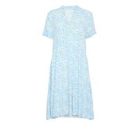 SAINT TROPEZ Vestido 'Eda' aqua / blanco 38 aqua / blanco