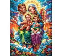Sainte Famille Dans le Jardin Fleuri Puzzle 300 Piezas Cartón Grueso para Adultos Y Adolescentes Mitos fantásticos Ocio Doméstico Terapia Relajación Mejor Valorado Idea De Regalo 300 PCS