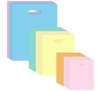 Saintrygo 120 bolsas de compras de Pascua pastel de 2.36 mm con asas de 6 x 8/8 x 12/10 x 14 pulgadas, bolsas de regalo de mercancía reutilizables para comercios, tiendas de boutique, regalos (colores