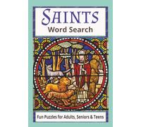 SAINTS Word Search Puzzle Book: Word Searches with Easy-to-Read Print Featuring 55 Beloved Saints and Their Stories I 6x9 inches I 110 Pages of ... Travel, Retreats, or Everyday Inspiration!
