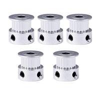 Saipor 5 unidades GT2 discos dentados 20 dientes orificio 5 mm aluminio GT2 polea piezas de impresora 3D para impresora 3D Reprap 6 mm ancho correa dentada