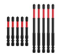 Saipor Juego de 10 puntas de destornillador PH2 de cabeza ranurada y ranurada, vástago hexagonal magnético de 1/4 pulgadas y 1/4 pulgadas para disyuntor, 65 mm y 110 mm de longitud