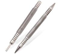 Saipor Juego de 2 piezas de fijador de uñas de doble cabeza y removedor de pasador de bisagra, cabezales de 3/32 pulgadas y 1/16 pulgadas, juego de clavos de resorte sin martillo, 3500 PSI fuerza de
