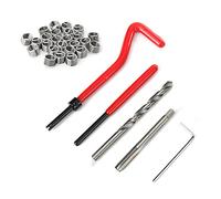 Saipor - Juego de reparación de roscas M6 x 1,0 mm para reparación de hilos, herramientas de reparación de hilos, kit de herramientas de mano compatibles para reparación automática