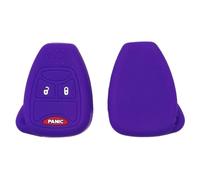 SAIQIAFC Funda Silicona Mando Llave del Coche, Protector Carcasa Llave Coche para Jeep Grand Voyager 300C para Chrysler para Dodge Cubierta de Silicona para Llave Coche-G