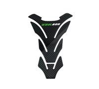 SAIQIAFC Pegatinas para Tanques de Combustible de Motocicletas para Kawasaki ZZR600 ZZR 600 Pegatinas de protección de Huesos de Pescado para Almohadillas de Tanques 3D-10 Carbon Fiber