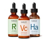 SAISZE Sérums Faciales, Vitamina C, Retinol y Ácido Hialurónico, 3 x 30 ml
