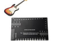 Saitenlagen-Messgerät | Schnellmess-Lineal Präzisions-Messwerkzeug | Mit Und Imperialen Skalen Saitenlagen Messlineal - Für Musikreparatur An Gitarrenhals, Sattel, Tremolo Und Bundkrönung
