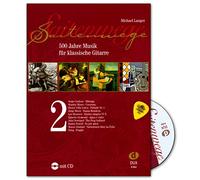 Saitenwege Band 9783934958562 - Libro de partituras para guitarra clásica (2/500 años, con CD)