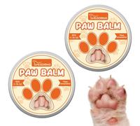 Saituo Home 2 Piezas Crema Almohadillas Perros 50g, Crema Hidratante Natural, Protector Patas Perro, Cura, Repara Hidrata, Nutre y Protege Las Patas y Nariz Agrietadas y Secas