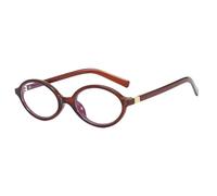 Saituo Home Gafas Luz Azul Gafas Luz Azul Mujer Ovaladas Mujer para Ordenador Sin Graduar para Pantallas de Ordenador Lectura Móvil (Marrón)