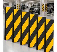 SaiXuan 6 Piezas Protector Pared Garaje Autoadhesivos, 30 x 10 x 1.8 cm Espuma EVA, con Fuerte Adhesivo, Protector Columna Parking y Protector Columnas Garaje, para Estacionamiento y Almacén