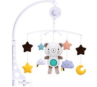 SaiXuan Musical Campana Montaje en cuna ,Colgante para Cochecito De Bebé, Sonajero para Regalo, Decoración De Cama Infantil para Niños Y Recién Nacidos