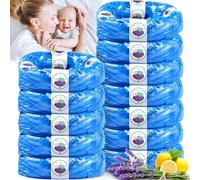 SaiXuan Pack de 12 Recambios Papelera Pañales 4,5M Compatibles con Tommee Tippee Twist & Click, Sangenic Tec, Simplee - Antiodor, sin BPA, Bolsas Resistentes y Ecológicas para Bebés