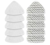 SaiXuan Paños de Recambio para Mopa de Vapor Vileda Steam & Steam Plus - Set 10 Piezas (5 de Chenilla + 5 de Rayas), Paños de Microfibra Lavables 31×22 cm para Limpieza de Suelos y Uso Doméstico