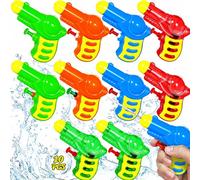 SaiXuan Pistolas de Agua para Niños 10 Piezas, Mini Pistolas de Agua en 5 Variantes de Color, Juguete Acuático Desde 3 Años para Piscina, Playa, Jardín, Cumpleaños, Fiesta y Vacaciones