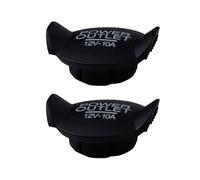 Saiyana 2 piezas 12 V enchufe enchufe tapas tapas coche encendedor enchufe tapas tapas a prueba de polvo accesorios interiores coche anti polvo encendedor cubierta