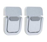 Saiyana 2 unids/set plegable portátil soporte hogar invisible antideslizante soporte de aluminio para portátiles teclados soporte triangular