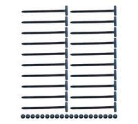 Saiyana 20/50/100Pcs Nylon Universals Cable Tie Buckle Cable Ties Enduring Locking Zip Straps for Mudguard Plate Trunk Locking Zip Straps for Mudguard Plate Trunk