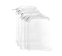 Saiyana 5 bolsas de filtro de acuario reutilizables de malla para filtración fina, accesorios de filtro para aumentar la solubilidad, calentador de acuario, termómetros de luz, filtro de decoración de