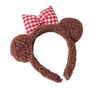 Saiyana Adornos de Navidad para orejas decorativas, diademas, dibujos animados, accesorios para el cabello, accesorios para el cabello para mujeres y niños (caf