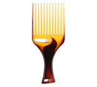 Saiyana Afro Peine para el cabello, peine suave de plástico ligero, herramienta de peinado africano para rascar