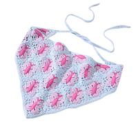 Saiyana Bandana turbante de ganchillo para el pelo, diadema de punto para mujer, diadema de punto para mujer, diadema de ganchillo para mujer, diadema de ganchillo de algodón con bonito patrón