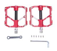 Saiyana Bicicletas de aleación de aluminio Pedales planos 3 Rodamientos Plataforma Ciclismo No fangoso Ancho Pedales Planos Para Parte De Bicicleta De Carretera