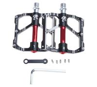Saiyana Bicicletas de aleación de aluminio Pedales planos 3 Rodamientos Plataforma Ciclismo No fangoso Ancho Pedales Planos Para Parte De Bicicleta De Carretera