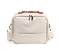 Saiyana Bolsa bandolera para cámara réflex digital CP910/1200/1300 con correa acolchada para el hombro, antirrobo, bolsa de hombro acolchada para cámaras CP910/1200/1300 y DSLR universal, albaricoque