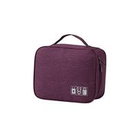 Saiyana Bolsa de almacenamiento de cables, organizador electrónico digital, impermeable, USB, cargador de línea de datos, enchufe, organizador de cables de viaje