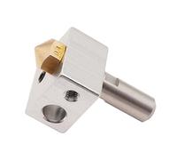 Saiyana Boquilla para impresora 3D MK10, bloque de calentamiento de aluminio, extrusora de metal, alimentación de bloques de calor, boquillas de tubo garganta
