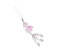 Saiyana Brillar en Dark Fish Teléfono Llavero Encanto Lucky Charm Phone Chain Lanyard para eventos nocturnos Accesorios, 152mm, Acrílico