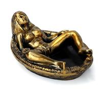 Saiyana Cenicero, cenicero de resina, figura de baño de belleza, sexy, para decoración de cigarrillos, para mujer