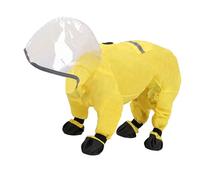 Saiyana Chubasquero para perros a prueba de viento con cubierta para los pies, chubasqueros totalmente cubiertos para perros, traje de viaje al aire libre
