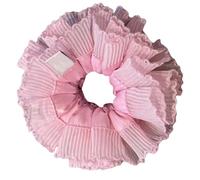 Saiyana Coleteros elegantes para mujer, bandas de pelo de tela suave, gomas elásticas para el pelo, postizos cómodos, decoración del cabello (rosa)
