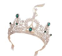 Saiyana Coronas De Desfile Brillantes Tiaras De Cristal Multicolor Delicadas Con Peine Seguro Para Ocasiones Especiales