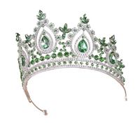 Saiyana Coronas de diamantes de imitación para novia, coronas de princesa, diademas, diademas, diademas de cristal, para cumpleaños y fiestas, Siehe Maßzeichnung, Aleación y diamantes de imitación