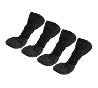 Saiyana Cubrir los pies del perro zapatos de protección para mascotas con pegatinas ajustables botas de agarre gruesas para perros con bastón ajustable