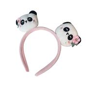 Saiyana Diadema adorable bordada con banda elástica suave para la cabeza de dibujos animados, accesorio para el cabello de moda para mujeres y niñas (diadema rosa rubor)