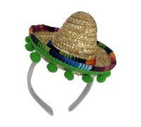 Saiyana Diadema con forma de sombrero de México para mujer, estudiante, fotografía, diadema, forma de sombrero, diademas (STIL4)