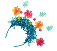 Saiyana Diadema de flores para fiestas en la playa, accesorios de vestuario elegantes para fiestas en la playa, accesorios de disfraces, mejora tu look para eventos de boda