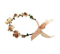 Saiyana Diadema de flores para novia, diadema de flores bohemias, corona de flores para novia, diadema para el pelo, diadema de flores para boda